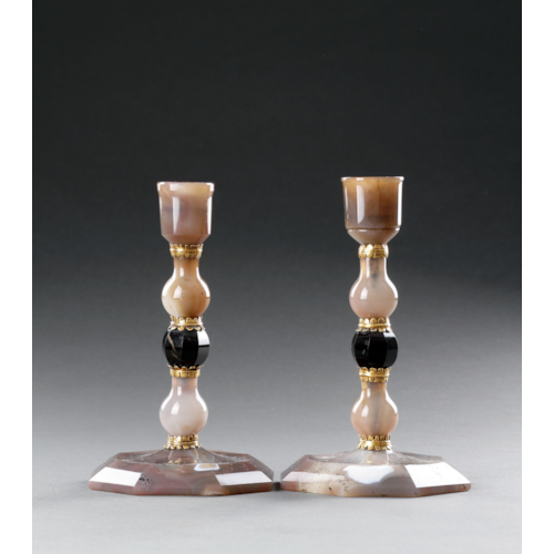 Two Fine ‘Kunstkammer’ Candlesticks